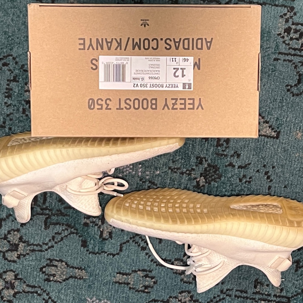 Adidas Yeezy Boost 350 V2 in Cream and Tan